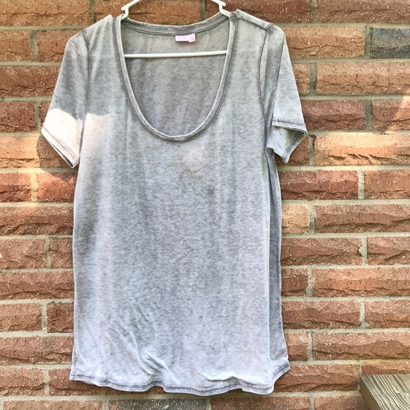 make and model Tops - Grey comfy burnout t shirt make and model Tops - Grey comfy burnout t shirt